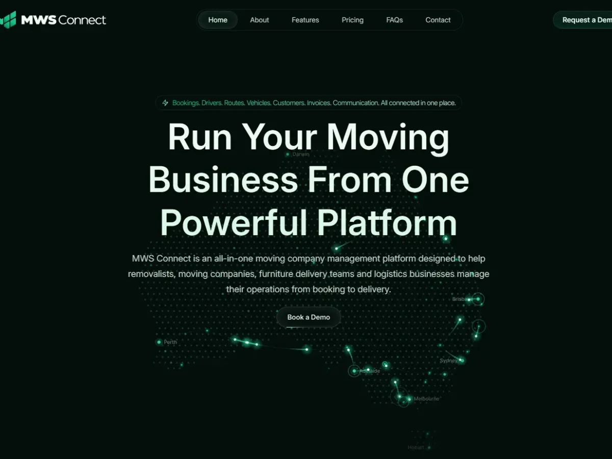 MWS Connect — product screenshot