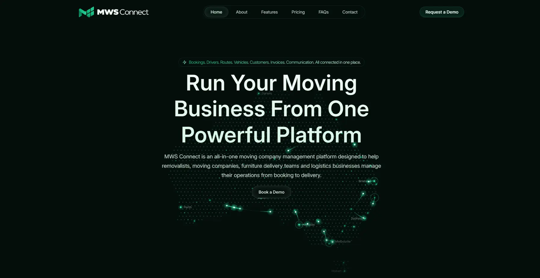MWS Connect — main product screenshot