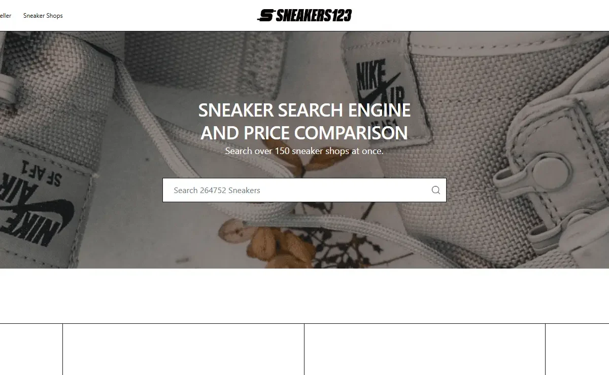 Sneakers123 — product screenshot